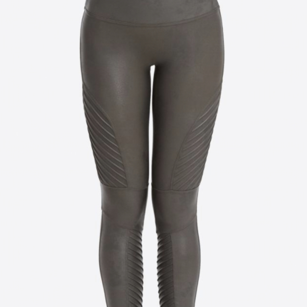 Spanx faux leather Moto legging